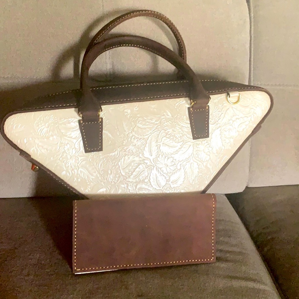 Brand new hand crafted purse and wallet